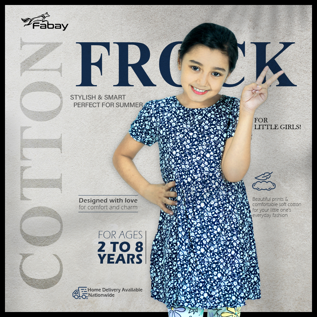 Navy Blue Frock 1